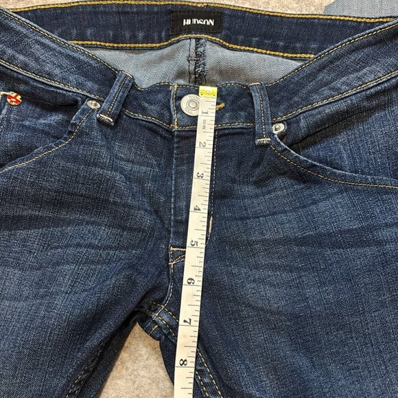 Hudson Bacara Crop Straight Cuffed Jeans, Size 25 - Picture 10 of 14